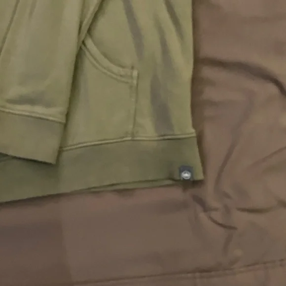 Peter Millar Olive Green Hoodie - Picture 2 of 3
